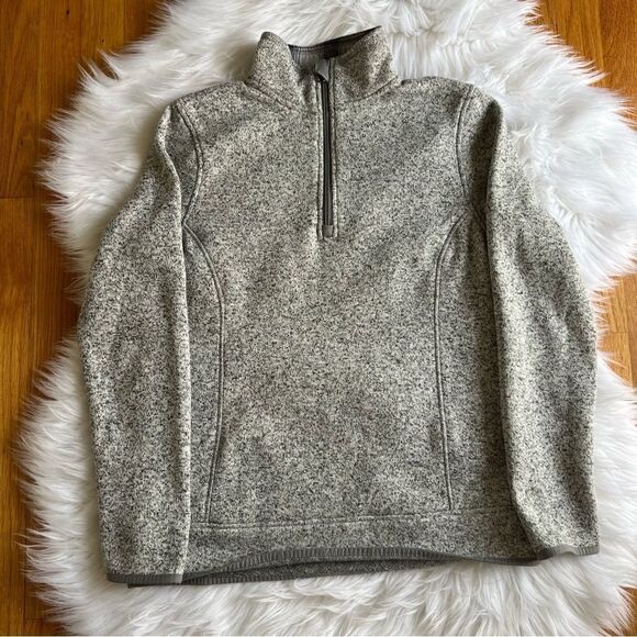 Women’s Eddie Bauer 1/4 zip Gray Pullover Size Small - Picture 1 of 3